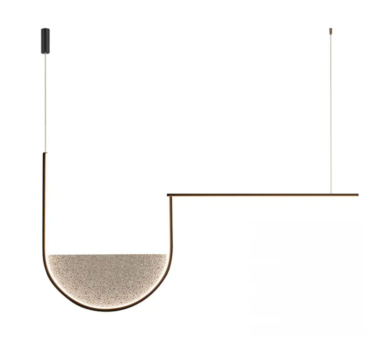 WISZĄCA LAMPA 23170 LED PÓŁPIERŚCIEŃ